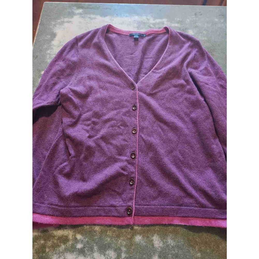 Boden Purple Cardigan Sweater